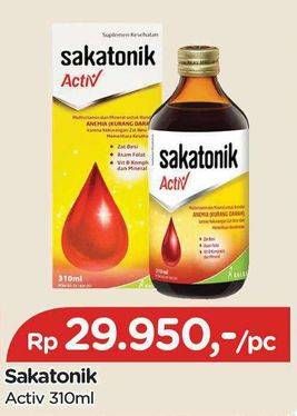 Promo Harga Sakatonik Liver Vitamin Penambah Darah 310 ml - TIP TOP