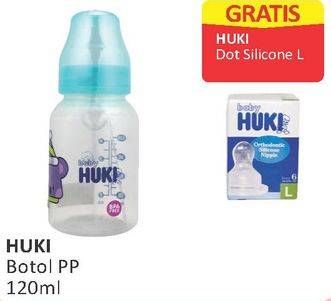Promo Harga HUKI Bottle PP BP 120 ml - Alfamart