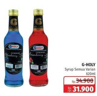 Promo Harga GHOLY Syrup All Variants 620 ml - Lotte Grosir
