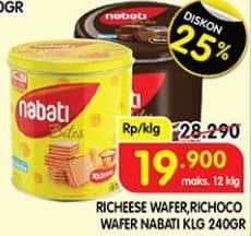 Promo Harga Nabati Bites Richeese, Richoco 240 gr - Superindo