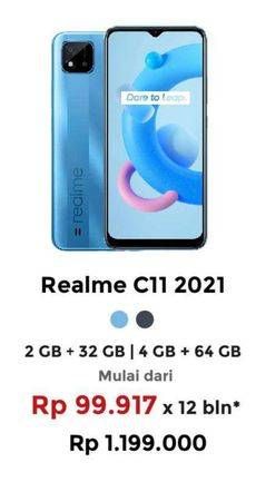 Promo Harga REALME C11 2021 2GB + 32GB, 4GB + 64GB  - Erafone