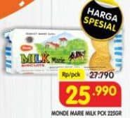 Promo Harga Monde Milk Marie 225 gr - Superindo