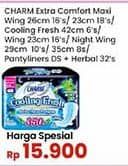 Charm Comfort Maxi/Cooling Fresh/Pantylliner Daun Sirih + Herbal