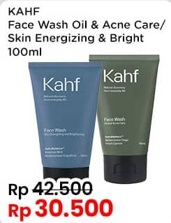 Promo Harga Kahf Face Wash Oil And Acne Care, Skin Energizing And Brightening 100 ml - Indomaret