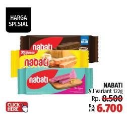 Promo Harga Nabati Wafer All Variants 127 gr - LotteMart