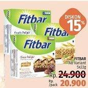 Promo Harga FITBAR Makanan Ringan Sehat All Variants 5 pcs - LotteMart