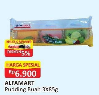 Promo Harga ALFAMART Pudding Buah 3 pcs - Alfamart