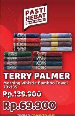Promo Harga TERRY PALMER Morning Whistle Bamboo Cotton Towel 70 X 135  - Yogya