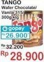Promo Harga TANGO Wafer Chocolate, Vanilla Milk 300 gr - Indomaret