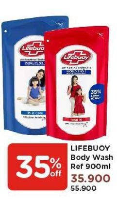 Promo Harga LIFEBUOY Body Wash 900 ml - Watsons