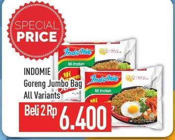 Promo Harga INDOMIE Mi Goreng Jumbo All Variants per 2 pcs - Hypermart