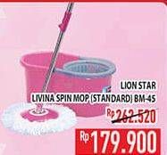 Promo Harga LION STAR Livina Spin Mop BM-45  - Hypermart