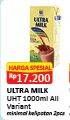 Promo Harga ULTRA MILK Susu UHT All Variants 1000 ml - Alfamart