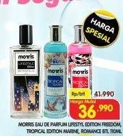 Promo Harga Morris Eau De Parfum/Morris Eau De Parfum Tropical  - Superindo