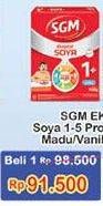 Promo Harga SGM Eksplor Soya 1-5 Susu Pertumbuhan Vanila, Madu 700 gr - Indomaret