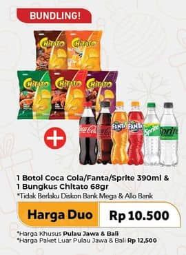 Promo Harga Coca Cola/Fanta/Sprite + Chitato Snack  - Carrefour