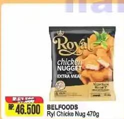 Promo Harga Belfoods Royal Nugget Chicken Nugget S 500 gr - Alfamart