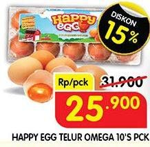 Promo Harga Telur Ayam Omega 3 10 pcs - Superindo