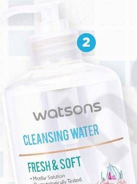Promo Harga WATSONS Cleansing Water 485 ml - Watsons