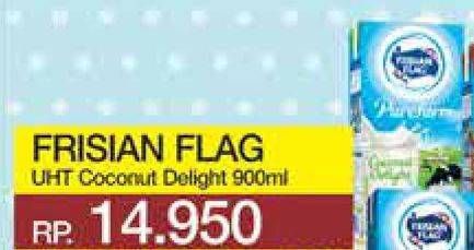 Promo Harga FRISIAN FLAG Susu UHT Purefarm Coconut Delight 900 ml - Yogya