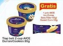 Promo Harga AICE Ice Cream Durian 85 gr - Indomaret