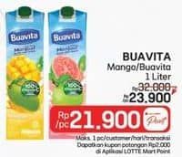 Promo Harga Buavita Fresh Juice Mango, Guava 1000 ml - LotteMart