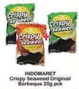 Promo Harga INDOMARET Crispy Seaweed Original, Barbeque 20 gr - Indomaret
