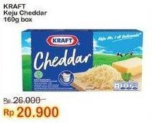 Promo Harga Kraft Cheese Cheddar 160 gr - Indomaret