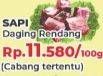 Promo Harga Daging Rendang Sapi Sapi per 100 gr - Yogya