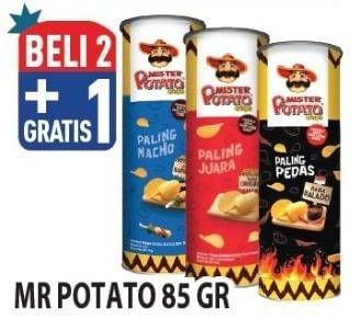 Promo Harga Mister Potato Snack Crisps 85 gr - Hypermart