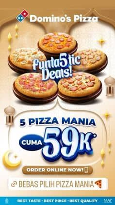 Promo Harga Funstastic Deals  - Domino Pizza