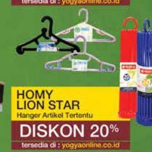 Promo Harga Homy Lion Star Hanger Artikel Tertentu  - Yogya