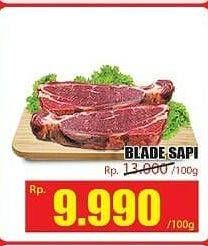 Promo Harga Daging Blade per 100 gr - Hari Hari