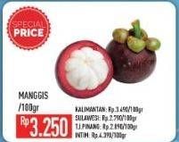 Promo Harga Manggis per 100 gr - Hypermart
