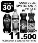 Promo Harga COCA COLA Minuman Soda 1500 ml - Giant