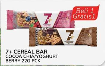 Promo Harga 7 Cereal Bar Cocoa Chia, Yoghurt Berry 22 gr - Indomaret