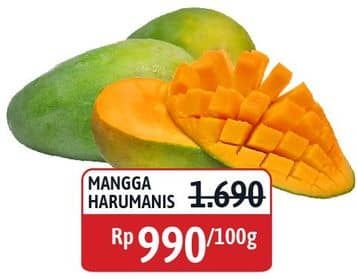 Promo Harga Mangga Harum Manis per 100 gr - Alfamidi