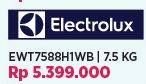 Promo Harga Electrolux EWT7588H1WB | Mesin Cuci 7.5 kg Front Load  - COURTS