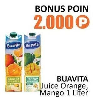 Promo Harga Buavita Fresh Juice Orange, Mango 1000 ml - Alfamidi