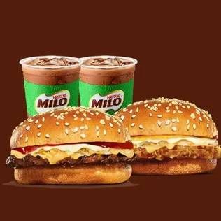 Promo Harga Burger King Mozzarella Cheeseburger  - Burger King