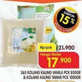 Promo Harga 365 Kolang-Kaling Tawar, Vanila 850 gr - Superindo