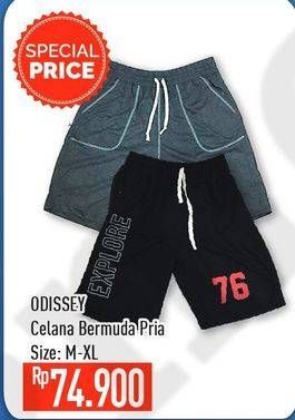 Promo Harga ODISSEY Celana Bermuda Pria M-XL  - Hypermart