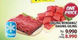 Promo Harga Daging Giling / Rendang Sapi  - LotteMart