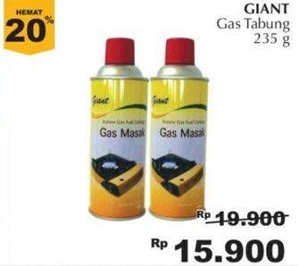 Promo Harga GIANT Gas Tabung 235 gr - Giant