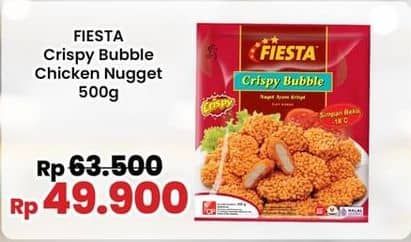 Promo Harga Fiesta Naget Crispy Bubble 500 gr - Indomaret