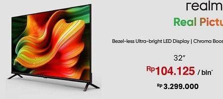 Promo Harga REALME Smart TV LED 32 Inch  - Erafone