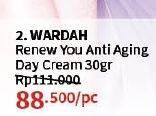 Promo Harga Wardah Renew You Anti Aging Day Cream 30 gr - Guardian