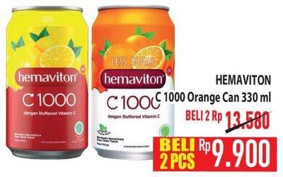 Promo Harga Hemaviton C1000 Orange 330 ml - Hypermart