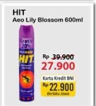 Promo Harga HIT Aerosol Lilly Blossom 600 ml - Alfamart