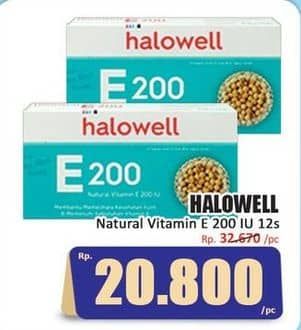 Promo Harga Halowell Vitamin E200 12 pcs - Hari Hari
